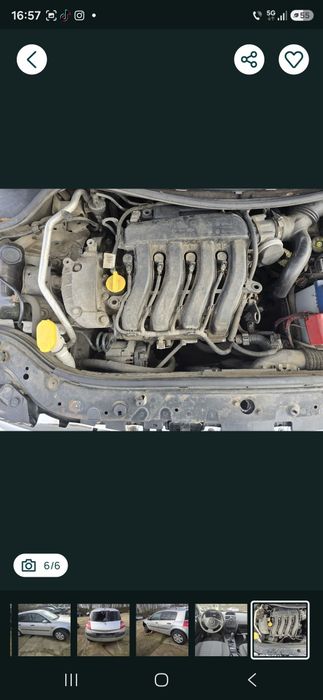Piese auto Renault Megane 2 1.6 16v 2008