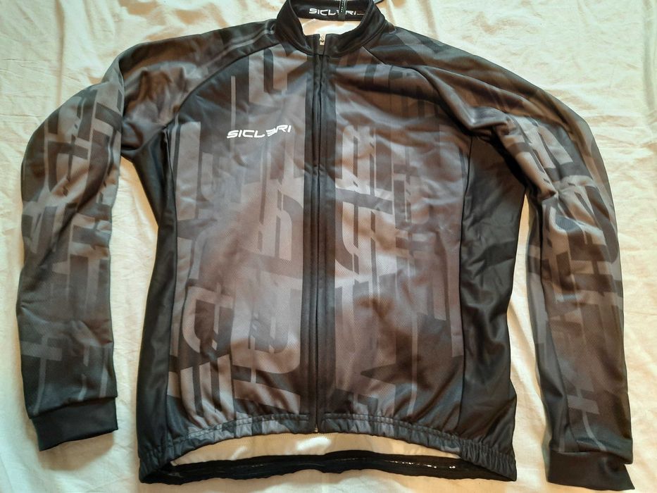 Set nou Bluza pantaloni ciclism iarna Sicleri marimea S M L  membrana