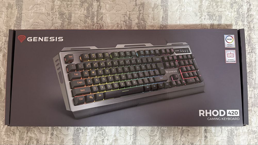 Геймъркса клавиатура GENESIS RHOD 420 RGB NKG-1234