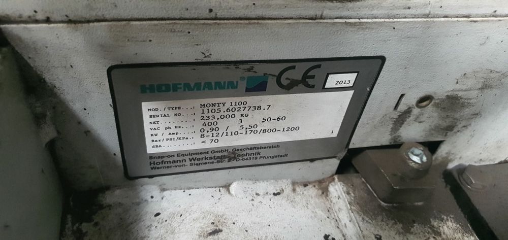 Utilaje dejantat roti si echilibrat Hoffman Geodyna Mounty