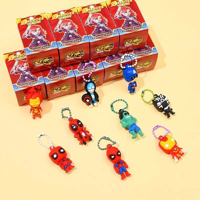 Ключодържател 24бр Дисни Стич Марвел подаръци за деца за рожден ден