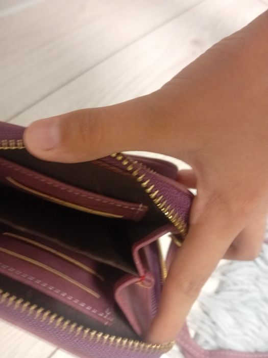 Сумка кошелёк фиолетовый