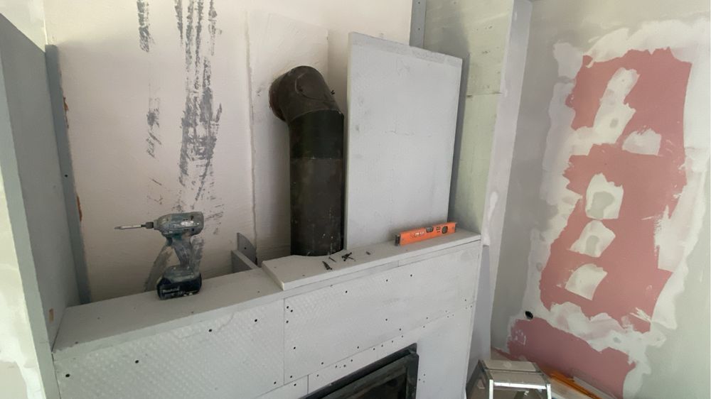 Construim seminee din silicat de calciu, cos de fum inox dublu izolat