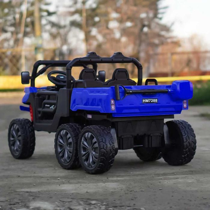 UTV electric pentru 2 copii Kinderauto X-Force 4x75W 24V Blue
