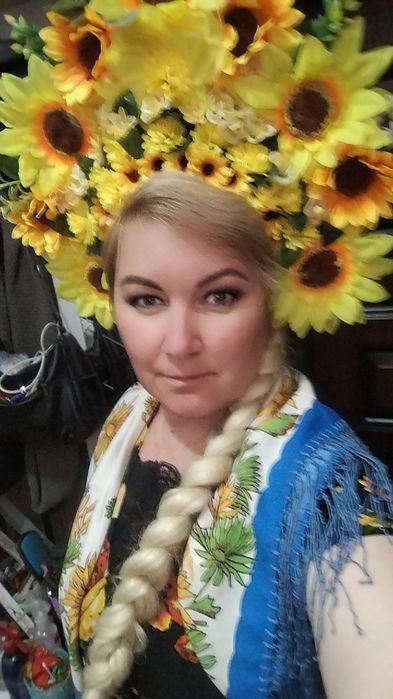 Кокошник яркий как солнышко