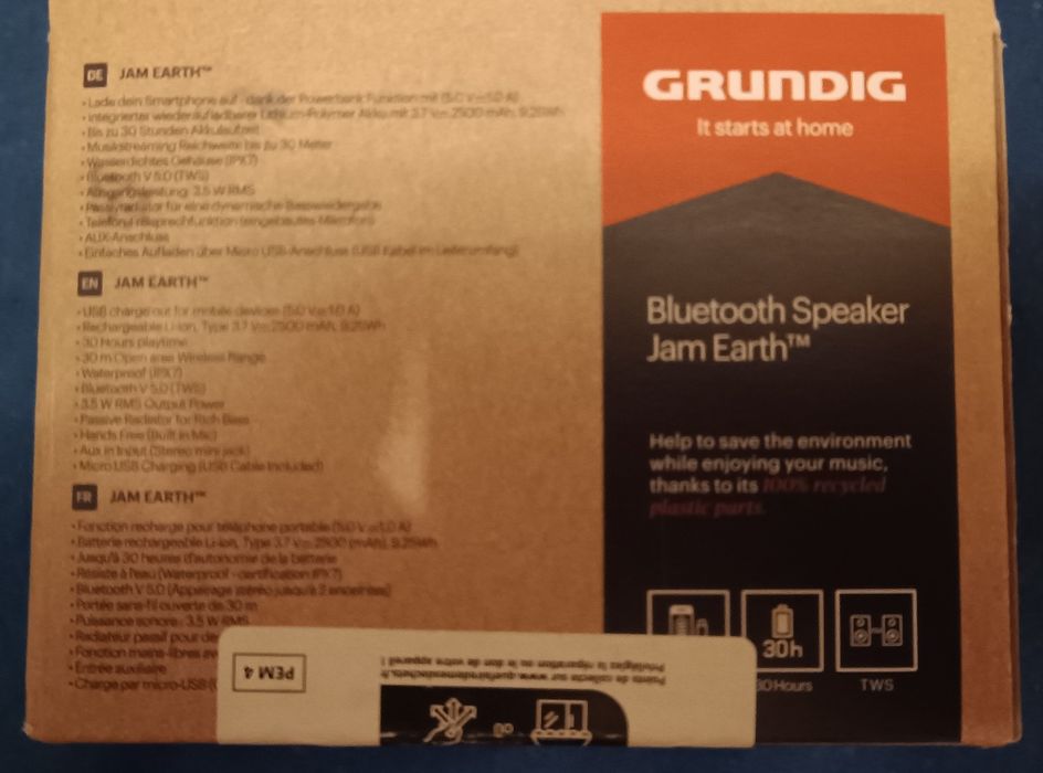 Boxă portabilă  Difuzor Bluetooth Grundig Jam