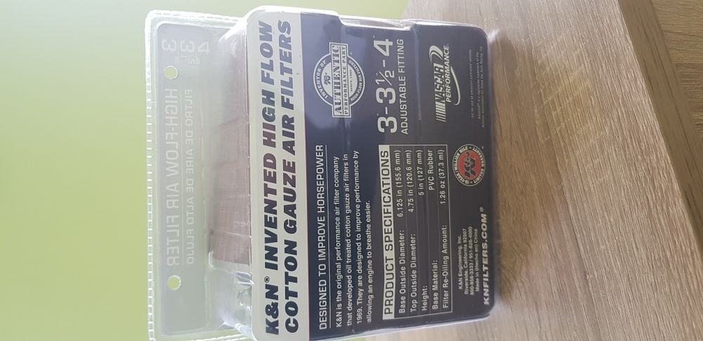 Оригинални конусни спортни филтри K&N