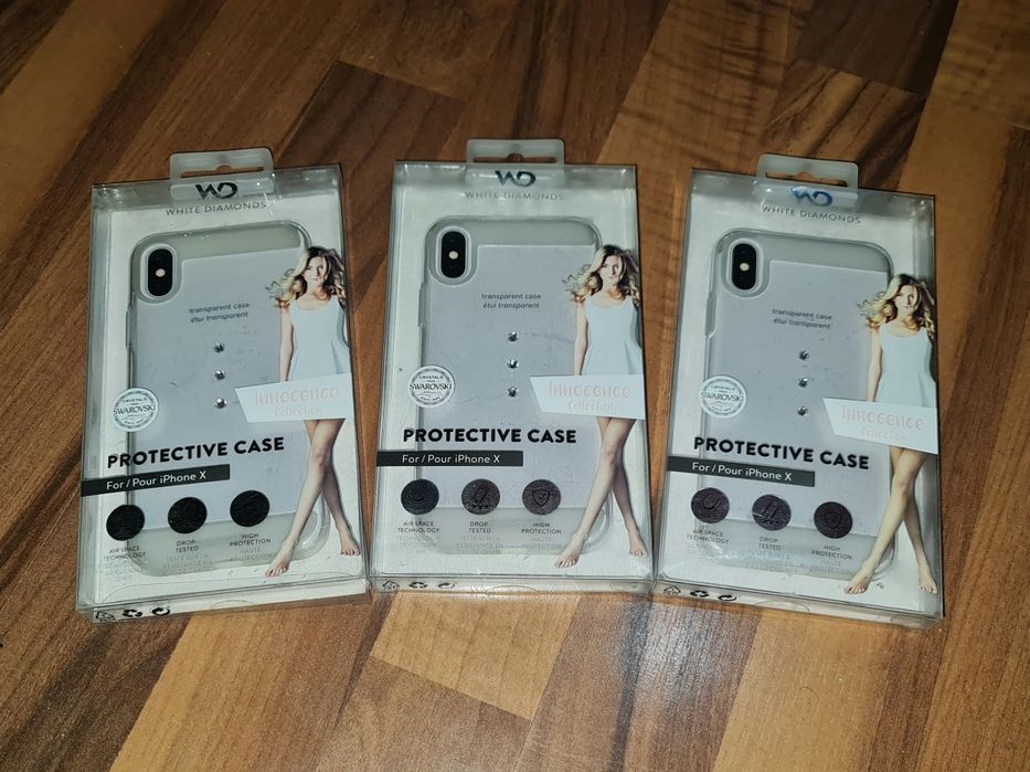 Husa hibrid originala WD Protective Case Swarovski Apple iPhone X Xs
