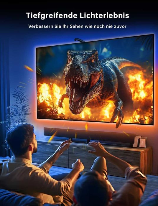 Gvyugke RGB LED лента за TV 5.5 м с App за 75–85" телевизори