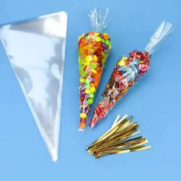 Конусные пакеты треугольные