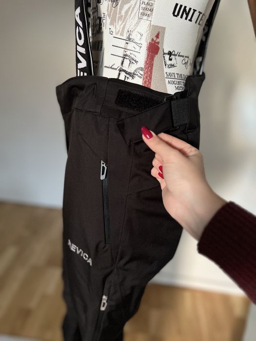 Costum de ski Nevica 10000 mm negru gri roz Recco M-L UK 12