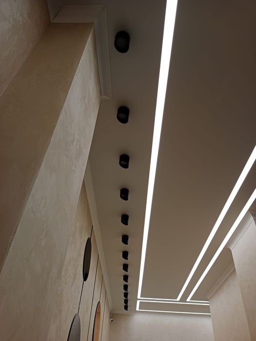 Натяжные потолки.