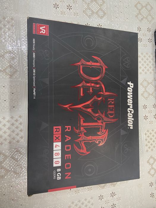 Видеокарта RX480 8g RED DEVLL Power Color