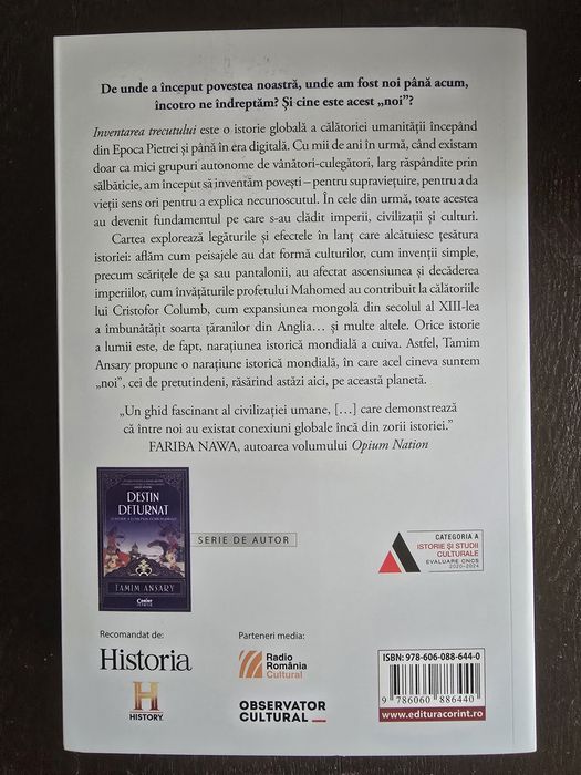Inventarea trecutului - Tamim Ansary, nouă!