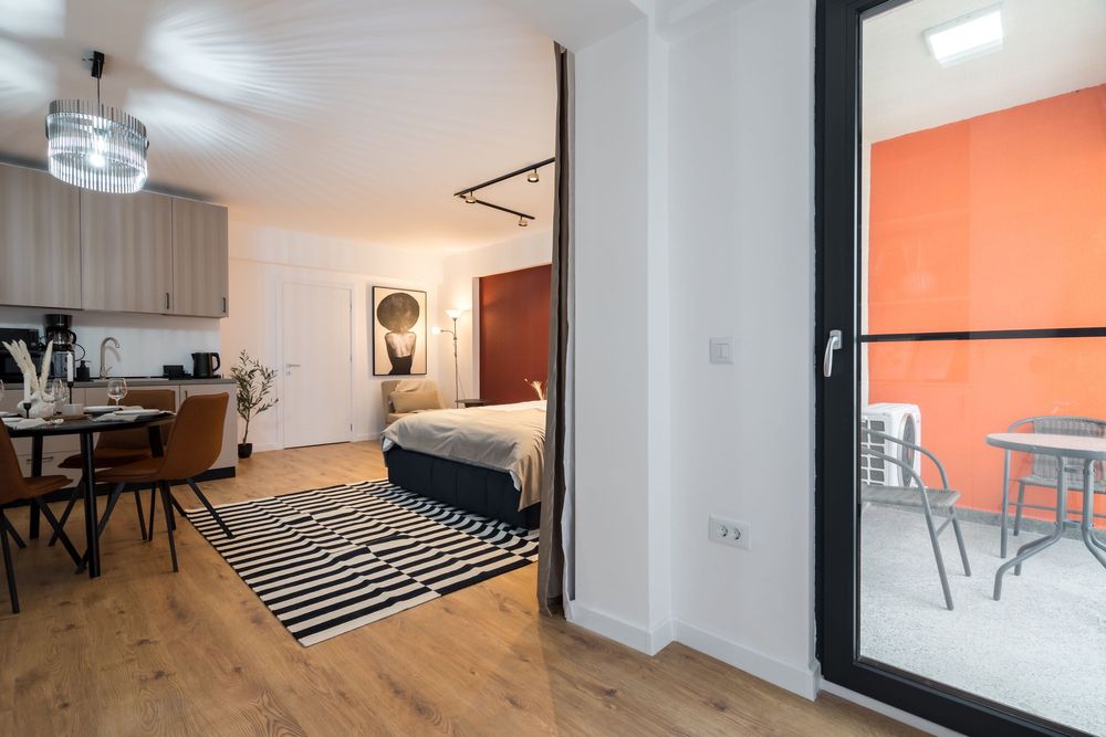 Garsonieră spațioasă 41 mp – Ivory Residence Pipera – 550€ – disponibilă 1 Mai