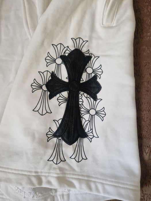 pantaloni scurti chrome hearts