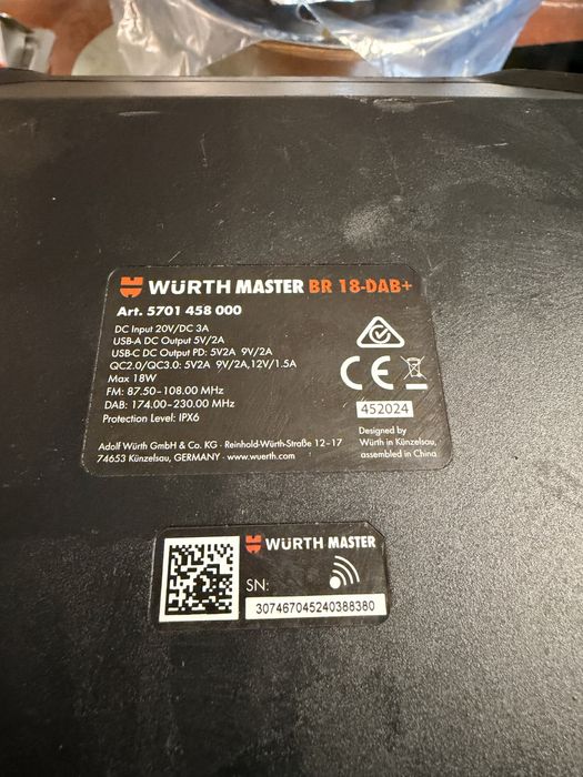 Boxe wurth bluethooth impecabile