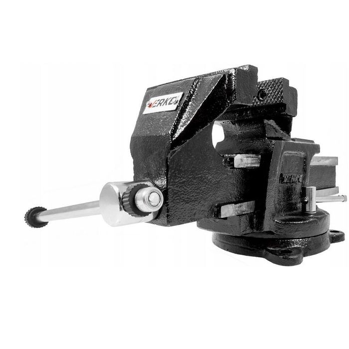 Menghina rotativa de banc turnata, 100 mm 4", din fonta, cu nicovala,