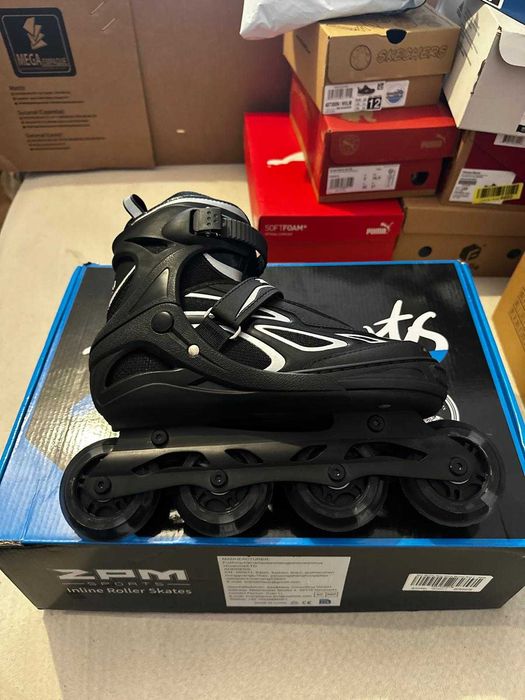 Role 2PM SPORTS negru/alb, marimea L (37-41) nou, la cutie