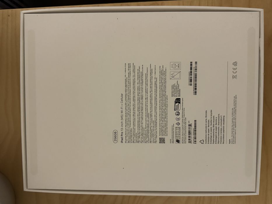 Ipad Pro 13 inch M5 Wifi+Celular