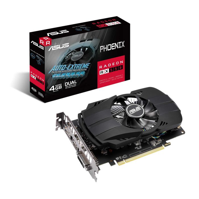 Нова Видео карта ASUS Phoenix AMD Radeon RX550 EVO/4GB GDDR5