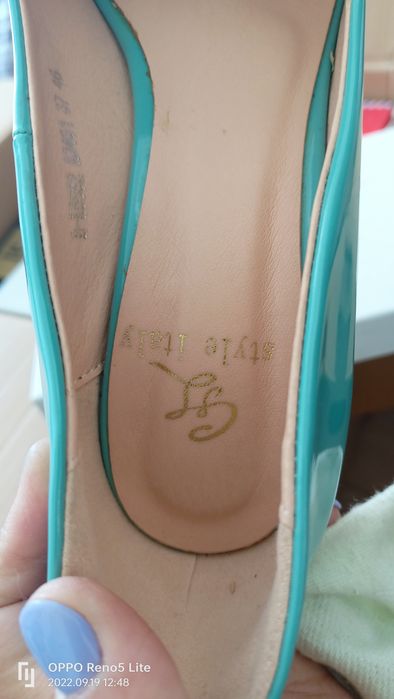 Туфли 37 размер, каблук высокий