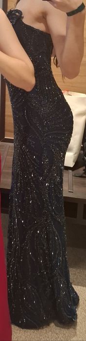 Бална рокля синя