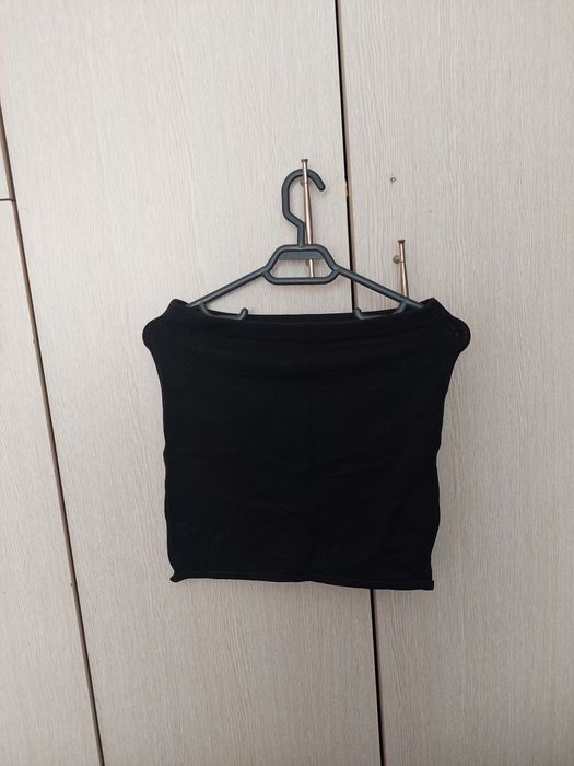 Fustă neagră tip tub, mărime universală – simplă și versatilă