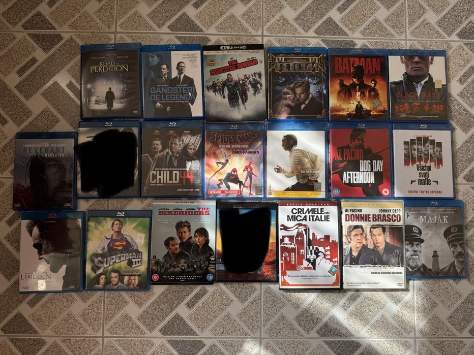 Filme originale bluray, 4K si DVD