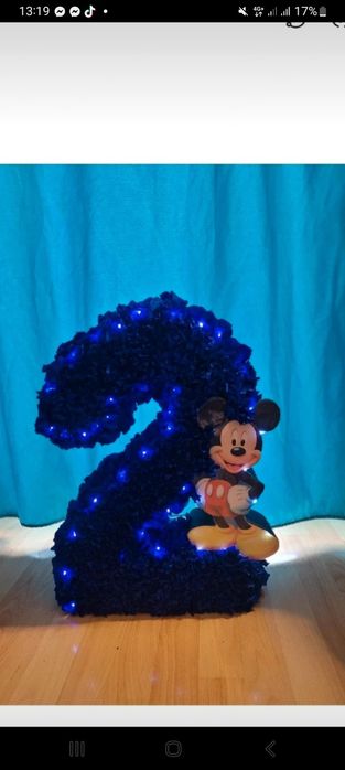 Cifra 2 micky cu lumini