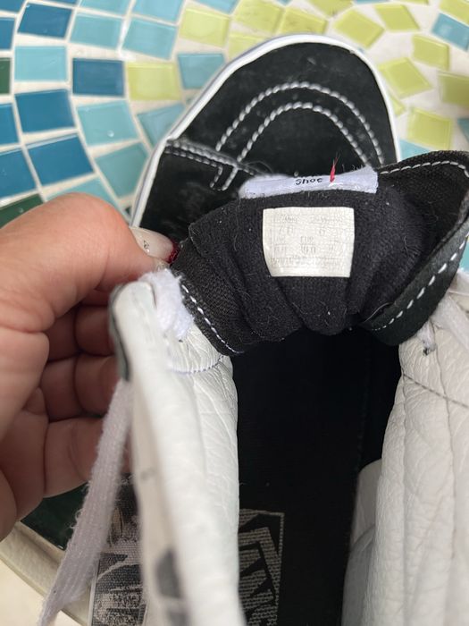 Vans  високи маратонки от естествена кожа и велур