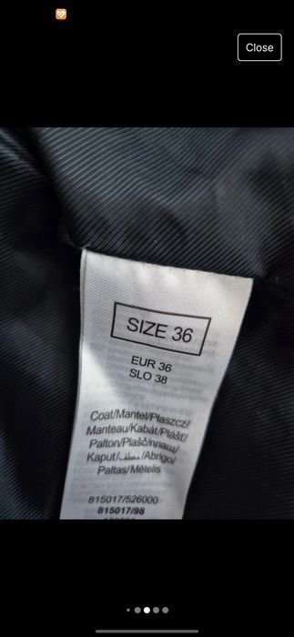 Geacă premium lungă cu puf, Orsay, S