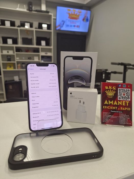 Iphone 16e 100% 128gb Amanet BKG