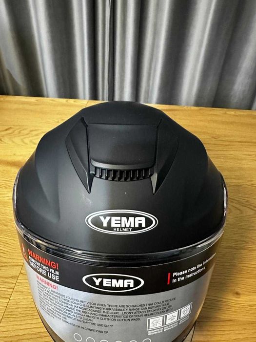 Casca moto Noua YEMA YM-926, Flip-Up, Viziera Dubla, marimea L