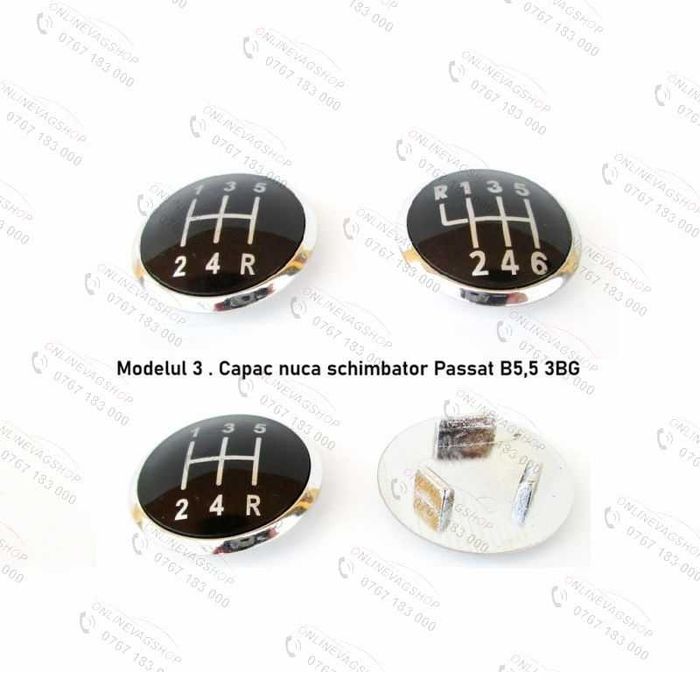 Capac nuca schimbator Passat B5,5  B6  B7 CC  Golf 4 5,6,Jetta Tiguan