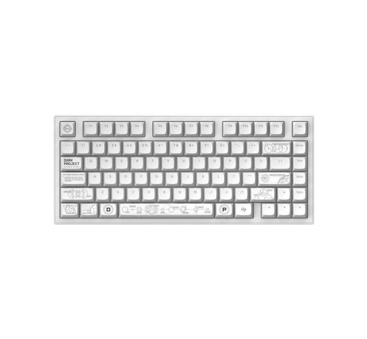 ; Механическая Клавиатура DarkProject ALU81 Terra Nova White Wireless