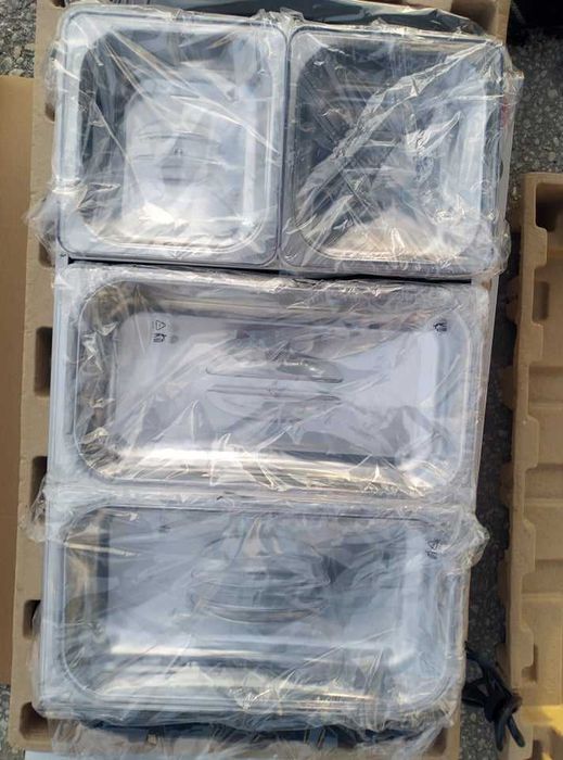 Уред за загряване на храна бюфет топла витрина бен мари 300W 4 к-ра