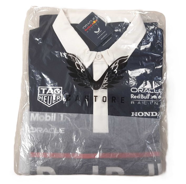 Red Bull Racing Team Polo Shirt - Оригинална мъжка блуза с яка