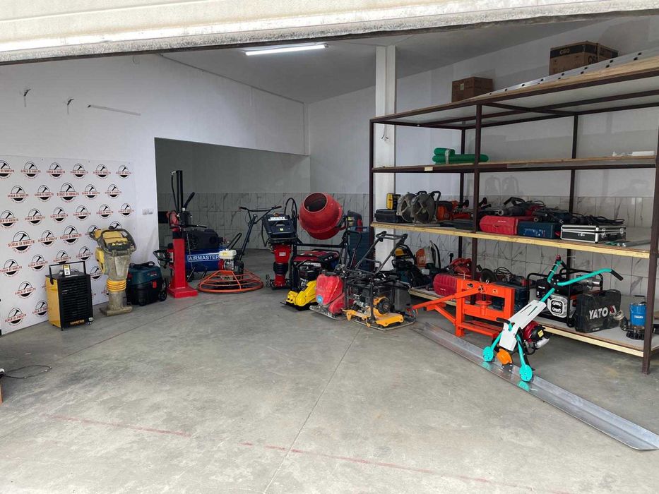 Scule de închiriat. Închiriez. Picamere. Mai compactor. Placa vibranta