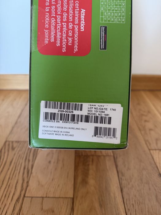 Xbox One S 500GB Model 1681