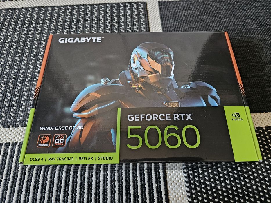 НОВАЯ Gigabyte GeForce RTX 5060 WINDFORCE OC 8G (GDDR7)