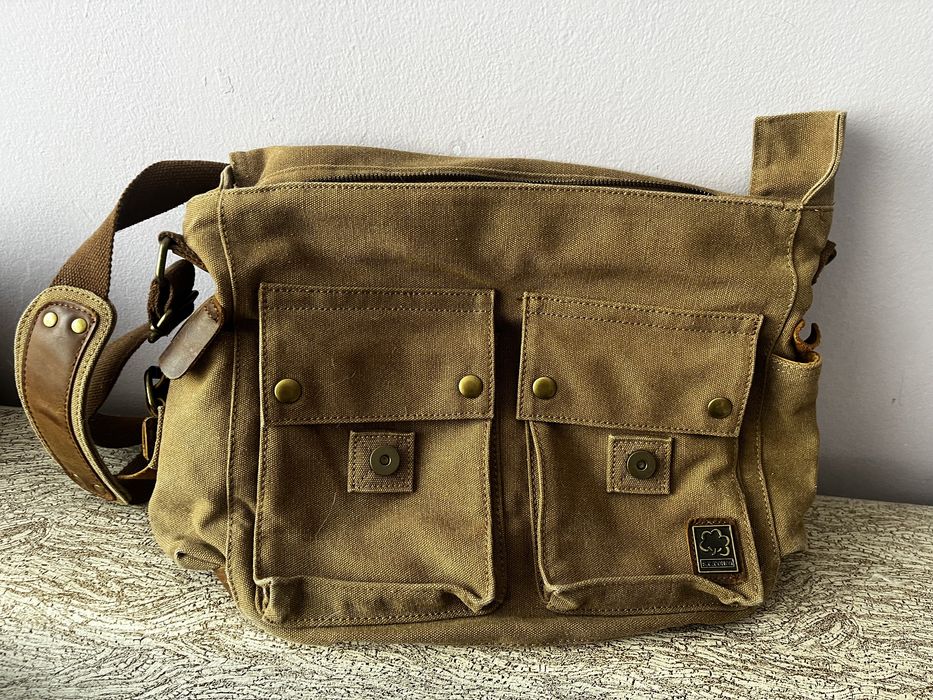 сумка через плечо кросс-боди текстильная