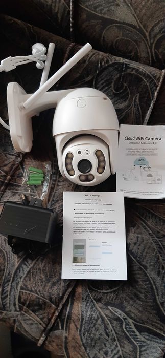 5 MP външна Нова въртяща безжична WIFI IP FULLHD камера  Нощно виждане