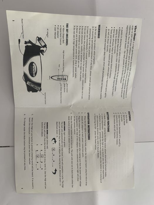 Массажёр для похудения Vibro Shape