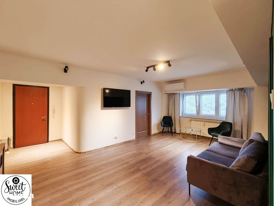 Apartament 4 cam Unirii | 5 min Metrou | Ideal birou | Mobilier inclus