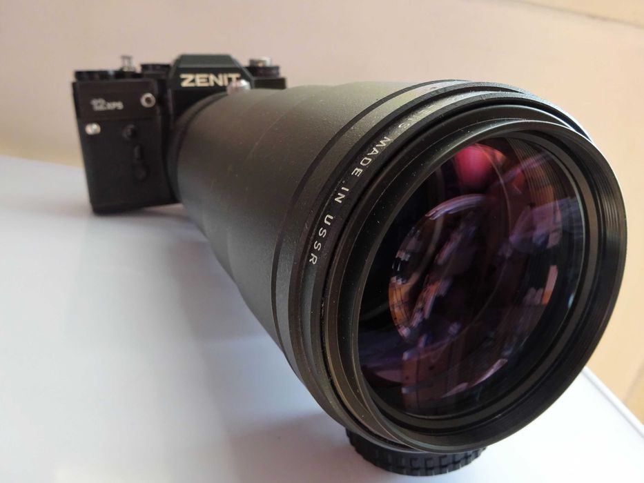 Фотоснайпер Zenit FS-12-3 с Обектив TAIR-3S 300мм F4.5, Хелиос 44М-4