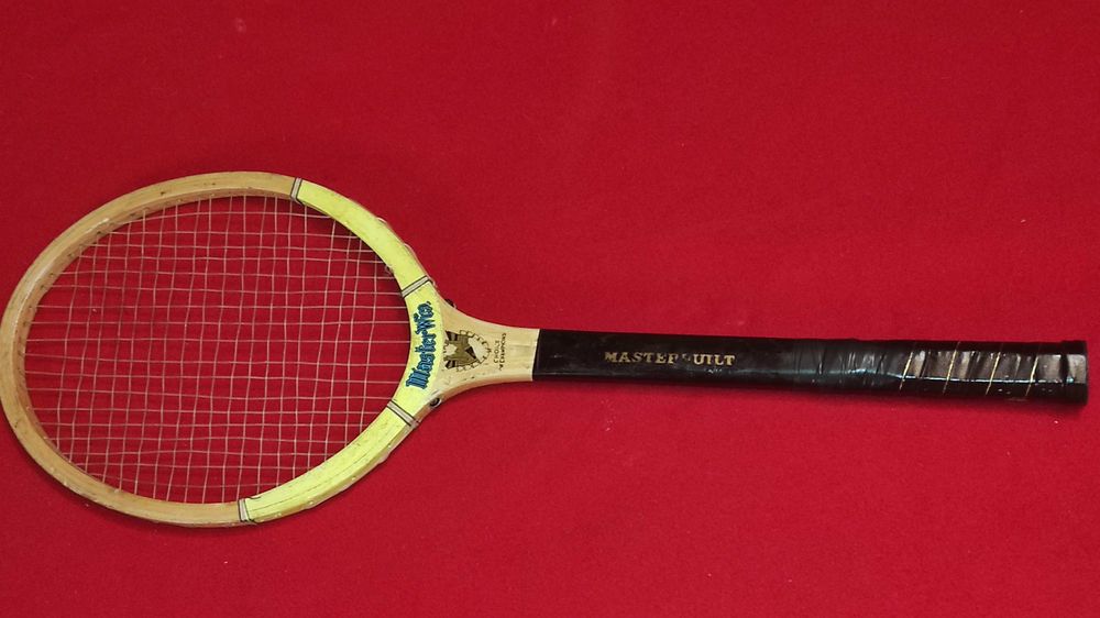 rachete tenis camp de colectie din lemn