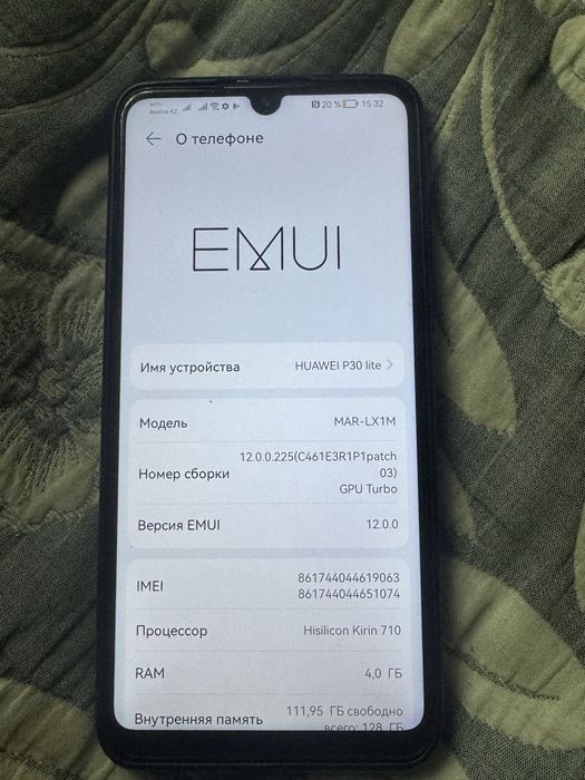 Продам huawei p30 lite