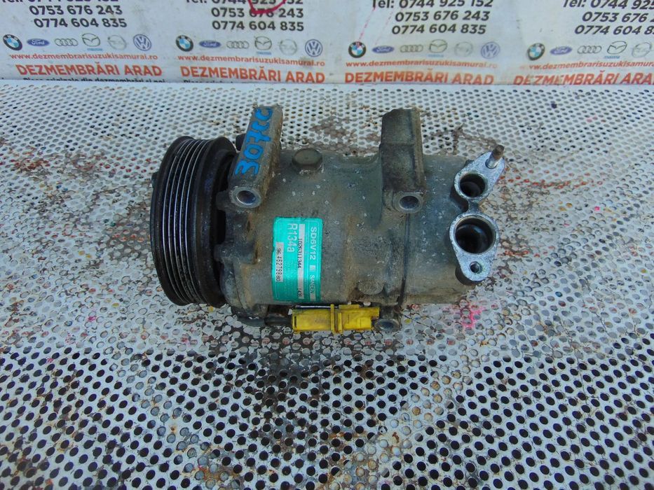 Compresor clima Peugeot 307 2.0 benzina 1.4 cod 9646279880 206 citroen c3 berlingo partner