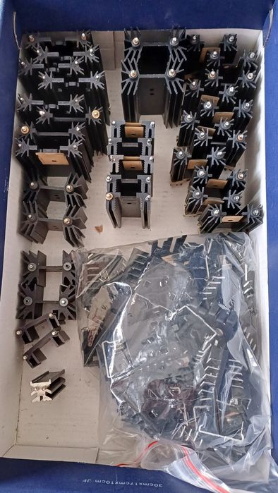 13 buc radiator aluminiu industrial amplificator sursa formă L negru